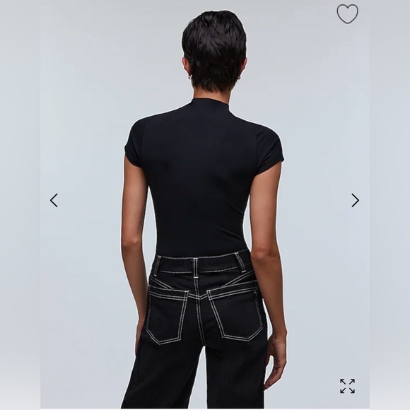 Madewell Mockneck Thong Bodysuit - Picture 11 of 11